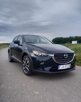 Mazda CX-3 cena 76500 przebieg: 72000, rok produkcji 2019 z Jarocin małe 137